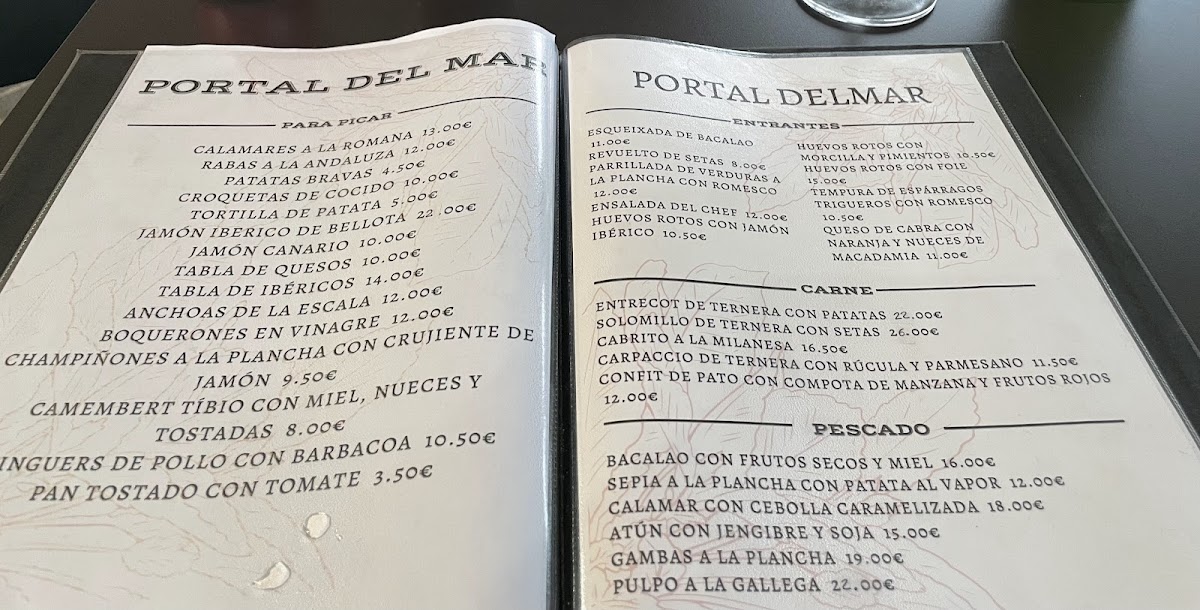 Portal del Mar Menu - Image 2